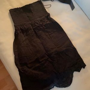 American eagle outfitters strapless dress